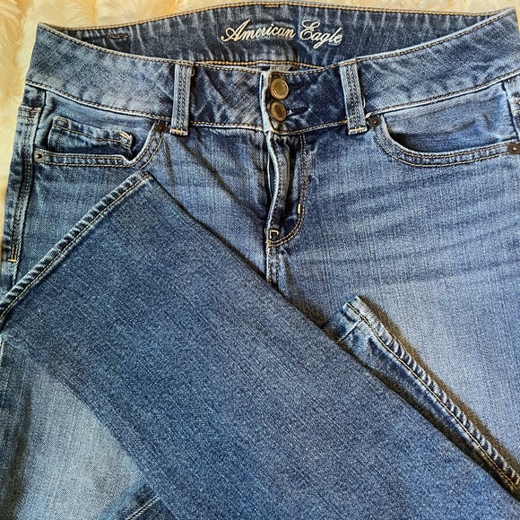 American Eagle cropped jeans sz 4 - Picture 2 of 12